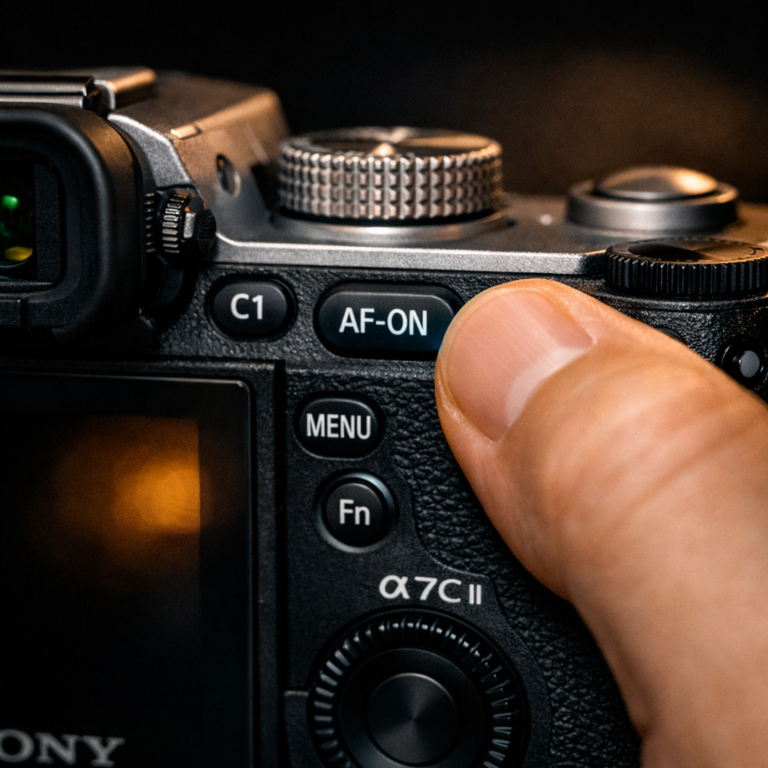 Le Back Button Focus sur le Sony A7C II